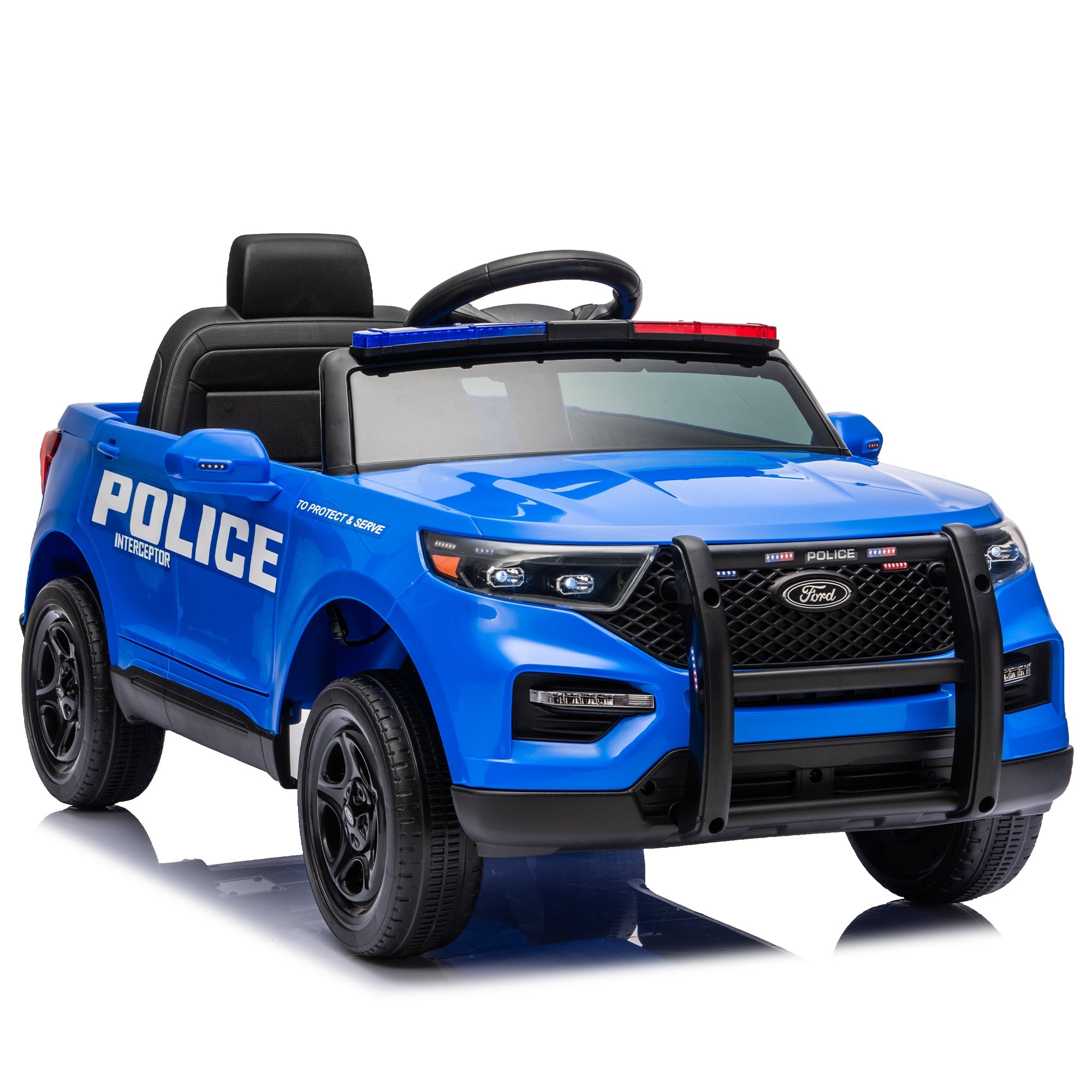 Licensed Ford Police 12V Ride-On Truck by HouseOfZazla