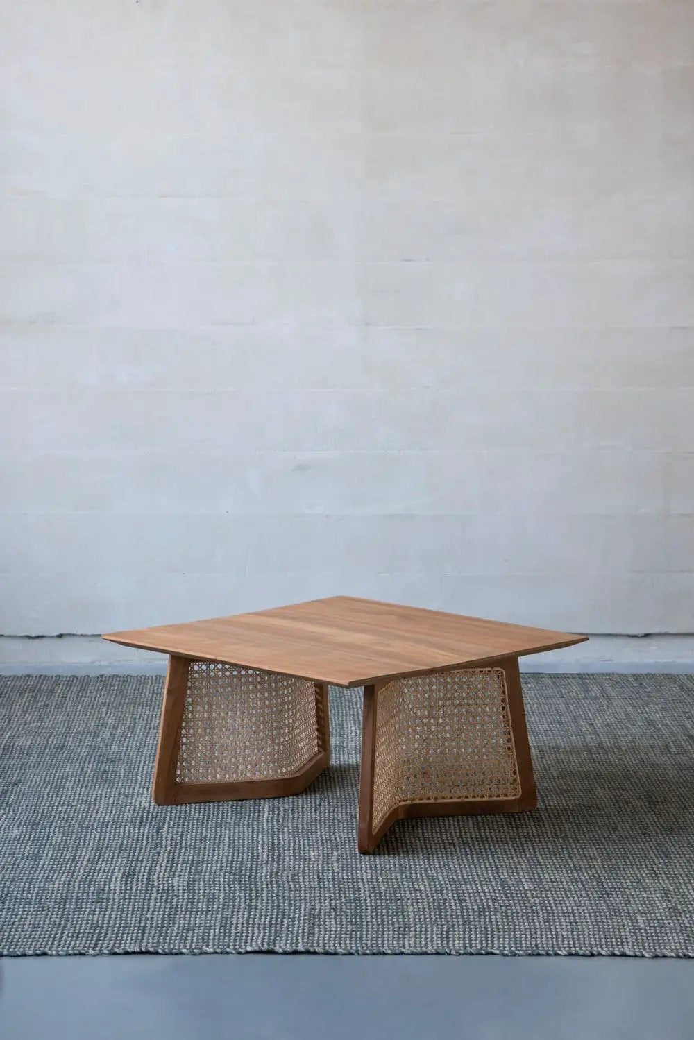 Teak Coffee Table - Natural Wood / Brown by HouseOfZazla