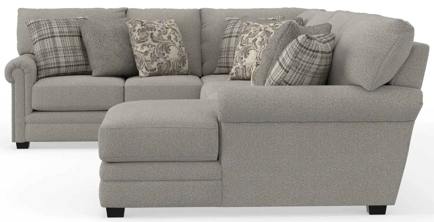 Livingston - Sectional With Comfort Coil Seating And Accent Pillows Included by Unique Piece Furniture