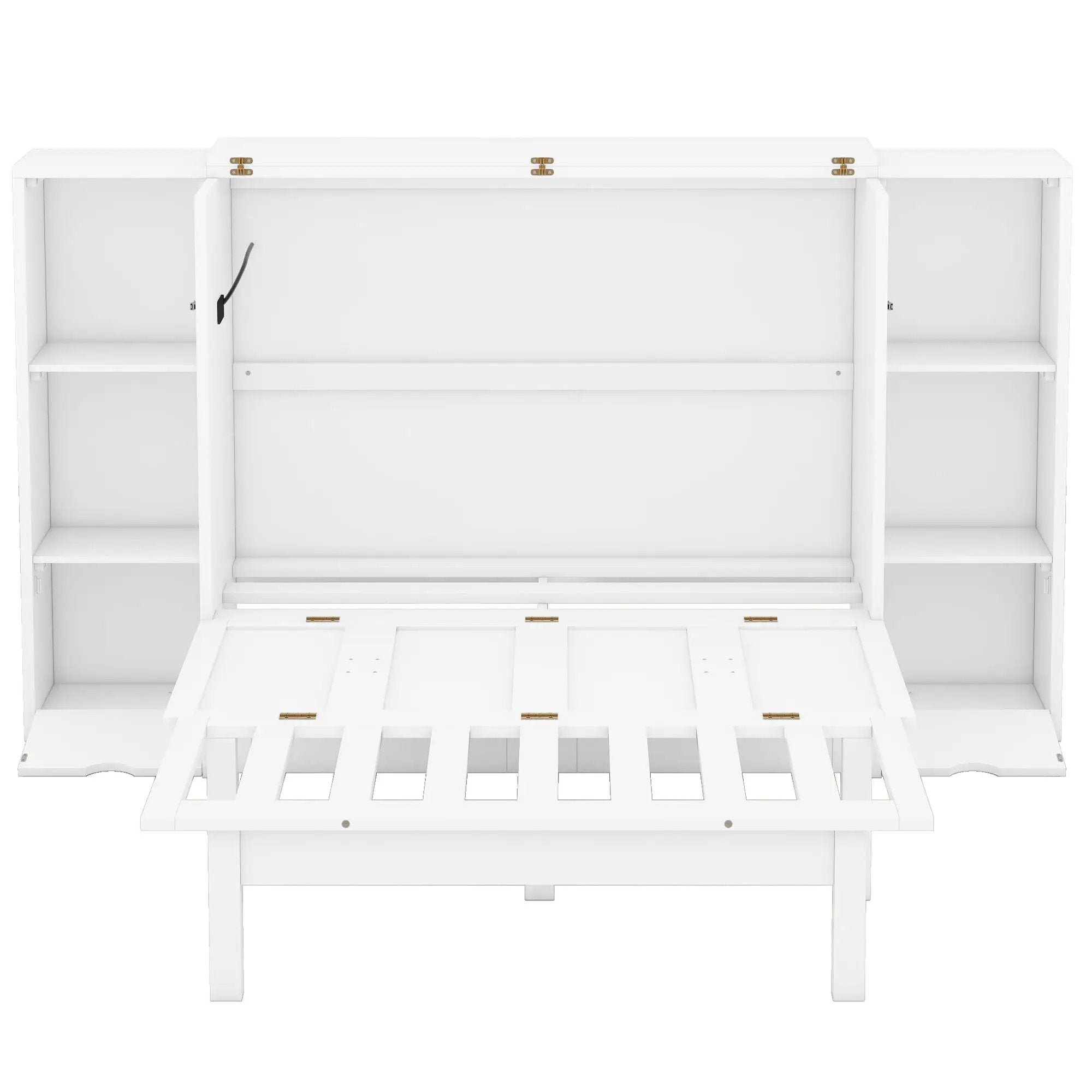 Murphy Bed With Shelves, Drawers And USB Ports by HouseOfZazla