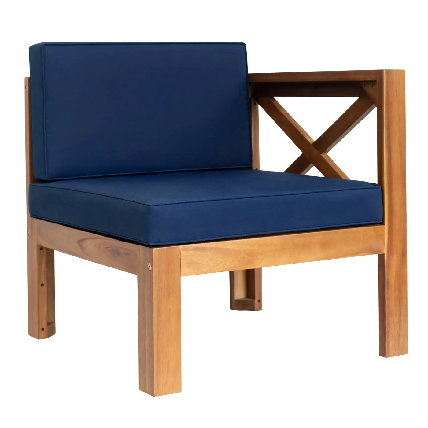 Alora 5-Piece Outdoor Patio Wood Sectional Sofa Set With Cushions (SAK31297) by SAKSBY WHOLESALE