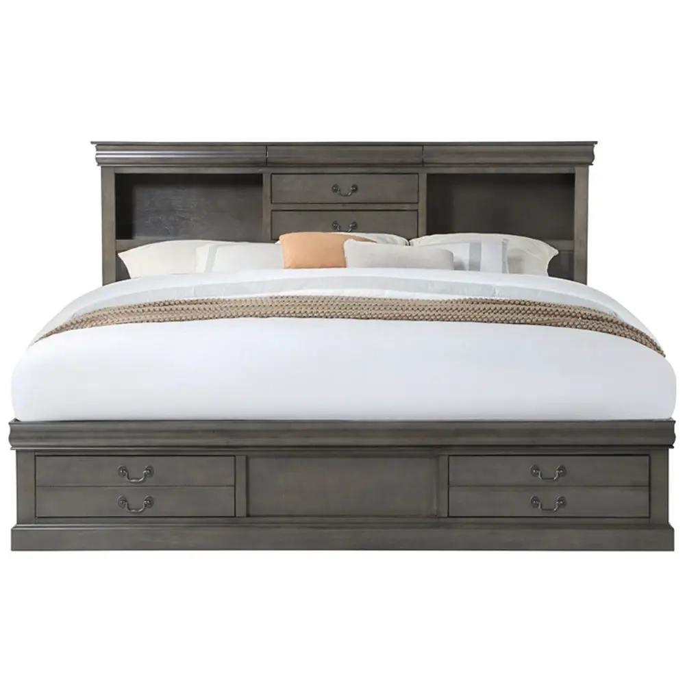 Louis Philippe III - Bed w/Storage by Unique Piece Furniture