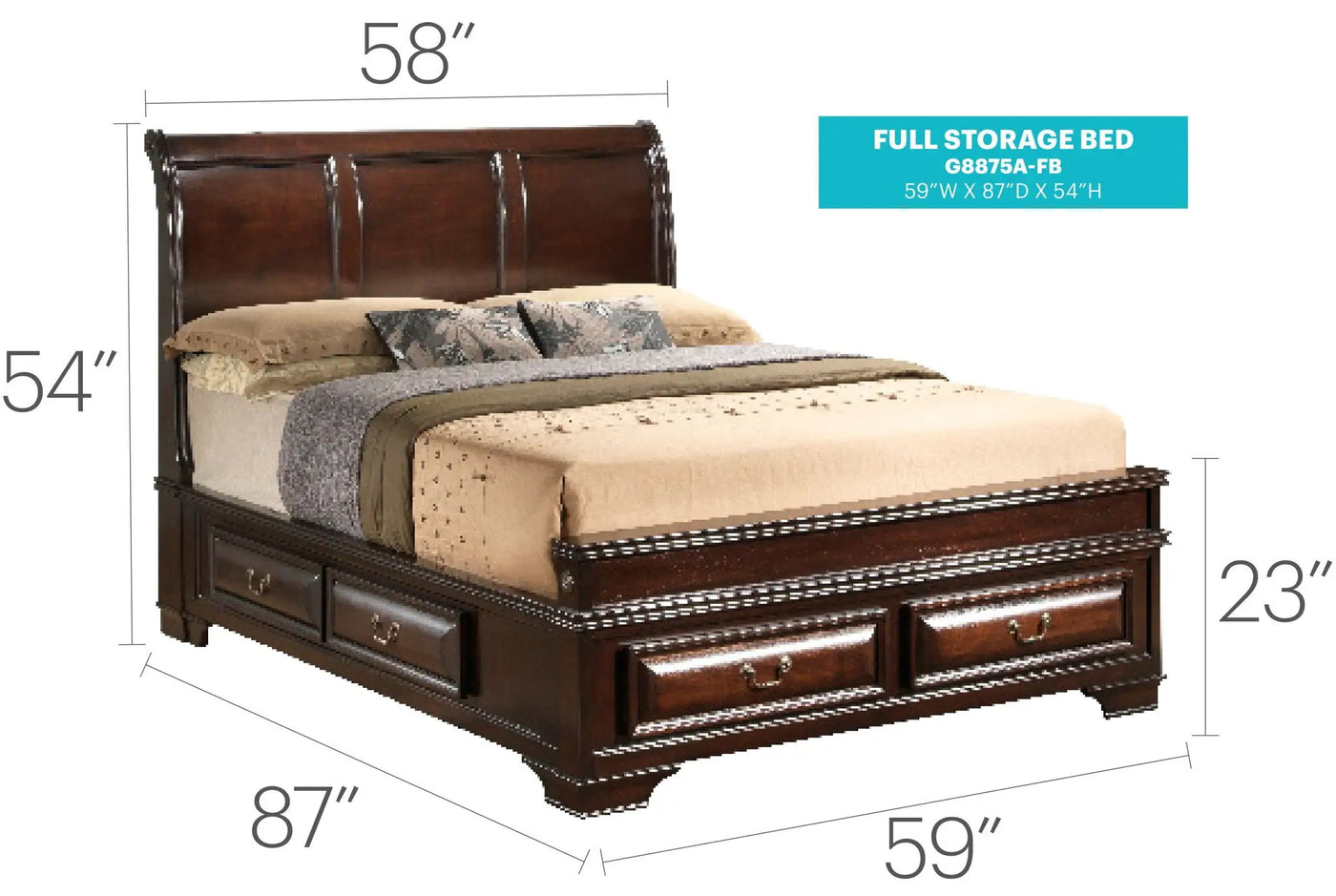 LaVita - Storage Bed by HouseOfZazla