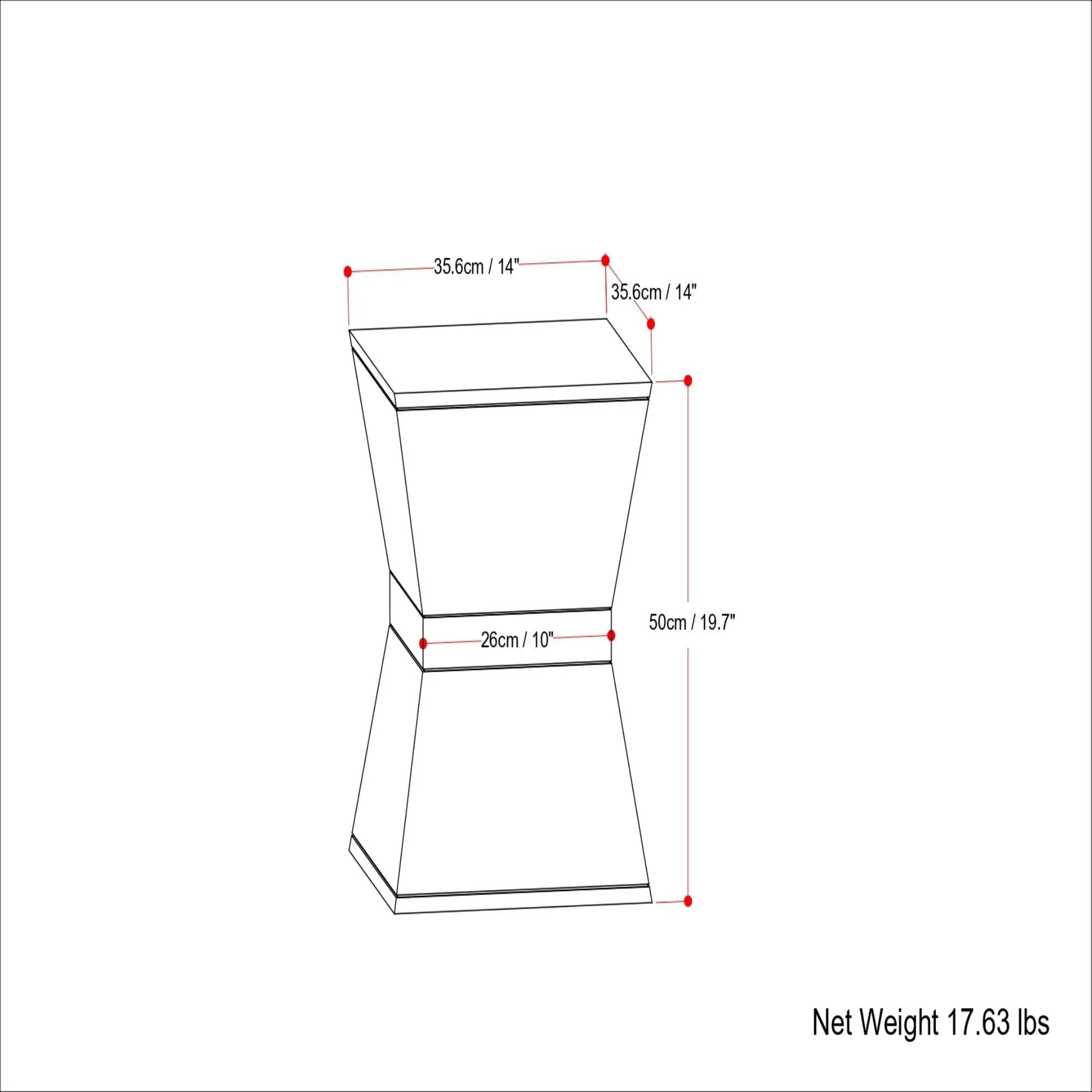 Westfield - Side Table - Natural by HouseOfZazla