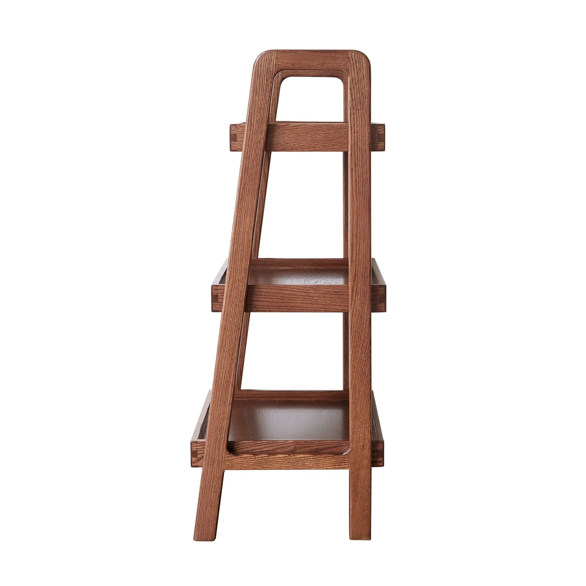 Premium Storage Organizer, 3-Tier Beech Shoe Rack For Entryway, Living Room - Walnut by HouseOfZazla