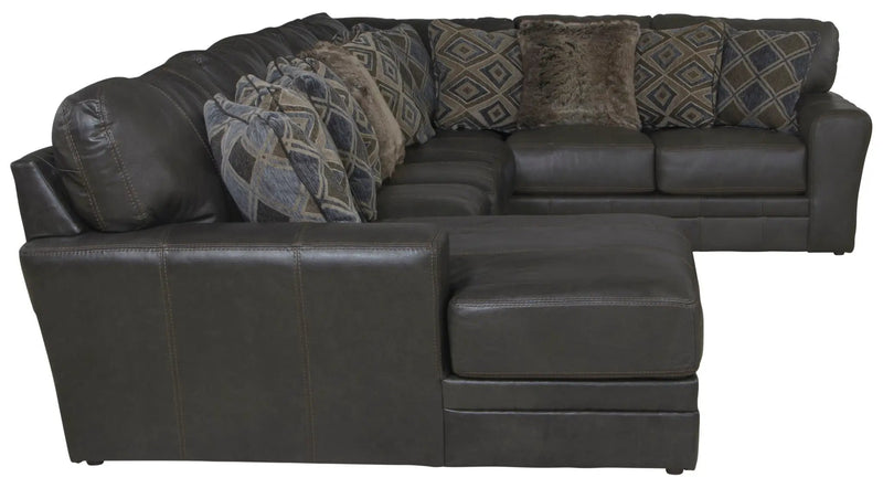 Denali - Italian Leather Match Sectional by Unique Piece Furniture