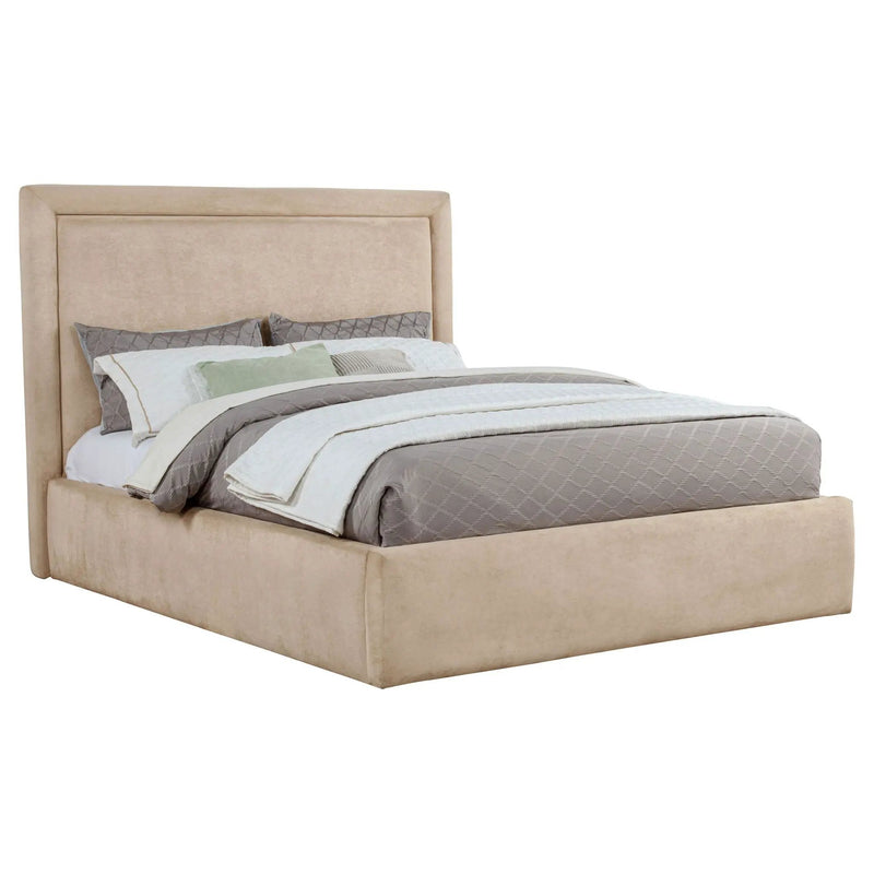 Lawson 54-inch Upholstered Eastern King Platform Bed Saddle by Unique Piece Furniture