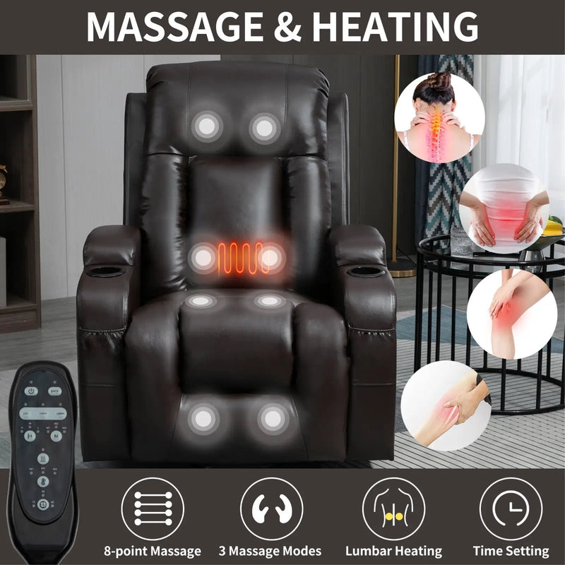 ComfortMax Infinite Position Power Lift Recliner Chair by HouseOfZazla
