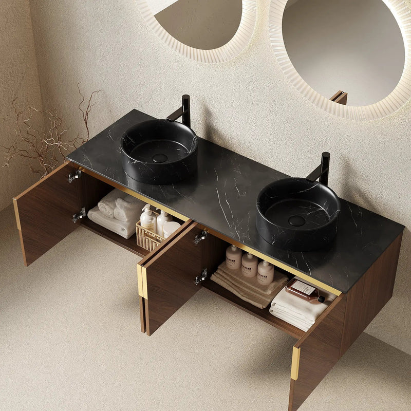 ARAI 60" Bathroom Vanity & Sinks by HouseOfZazla