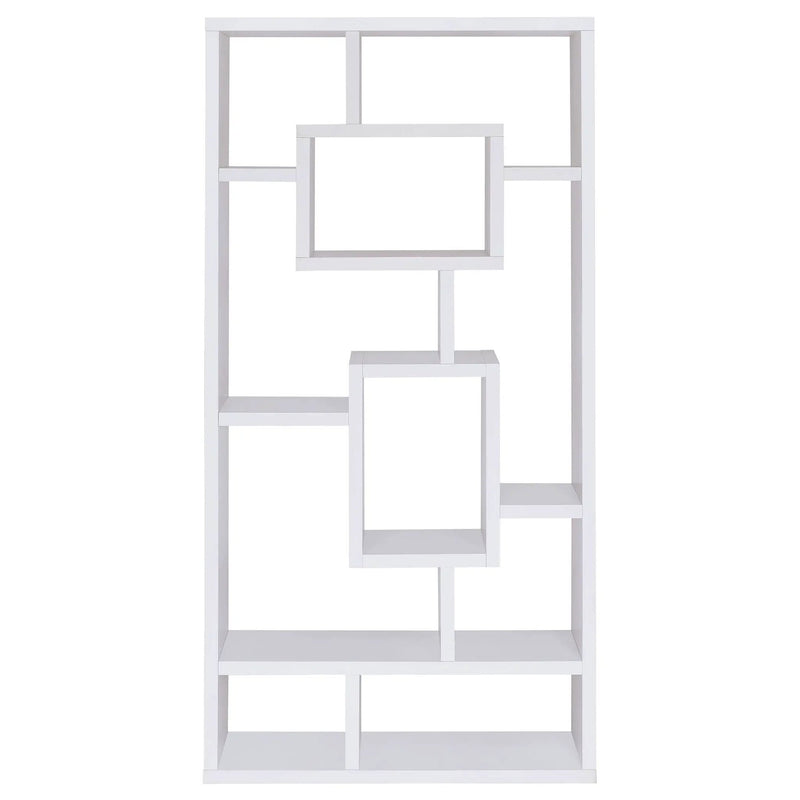 Corey 71-inch 8-shelf Bookshelf White by Unique Piece Furniture