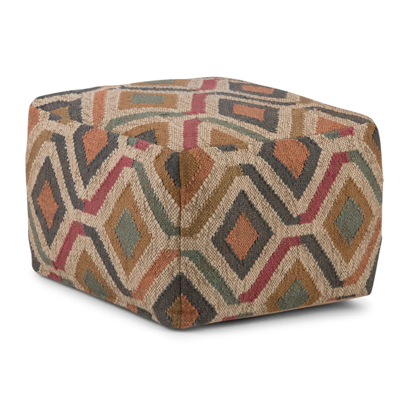 Johanna - Handcrafted Square Pouf by Unique Piece Furniture