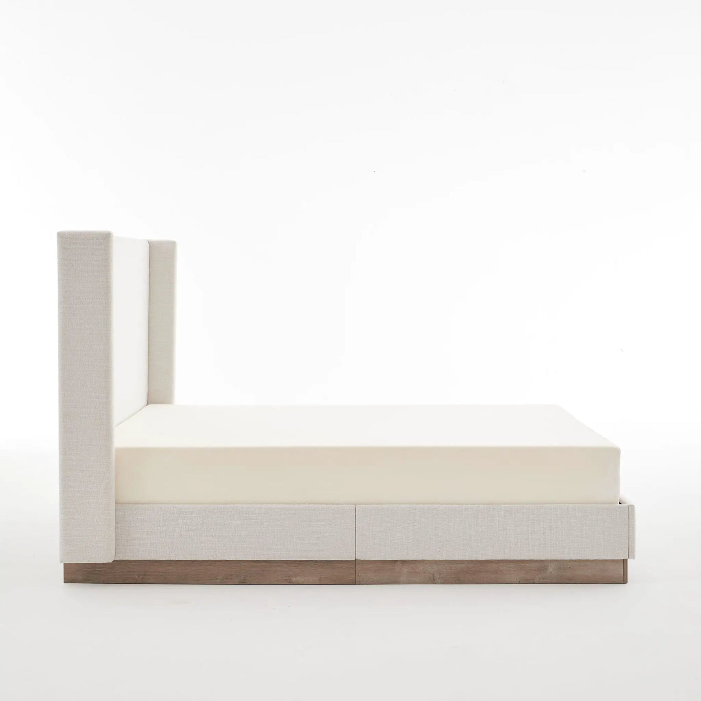 Hosford - Minimalist Upholstered Wingback Bed by HouseOfZazla