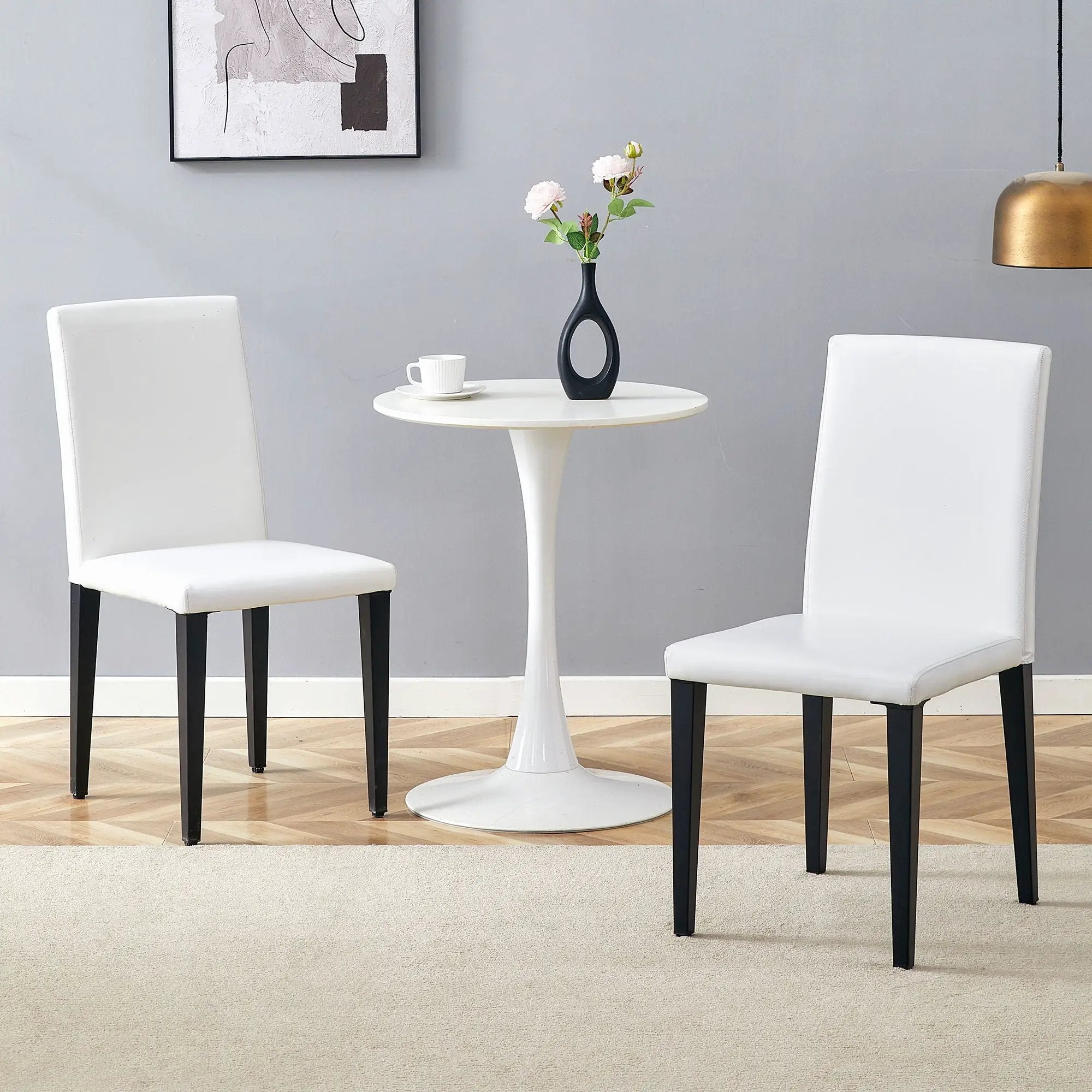 Versatile Dining Chairs With Comfortable Design And Metal Legs by Unique Piece Furniture