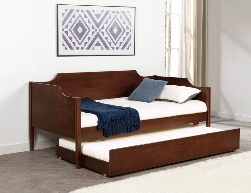 Redding Wood Twin Daybed With Trundle Cherry by Unique Piece Furniture