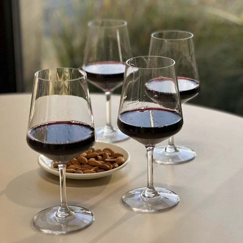 Leadingware Unbreakable Tritan Wine Glass Set, 18Oz, Bpa Free, 4 Piece - Clear by HouseOfZazla