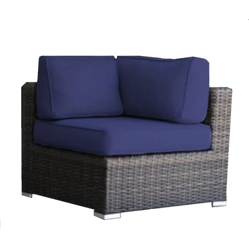 Wicker Seating Group Set With Table And Cushions by HouseOfZazla