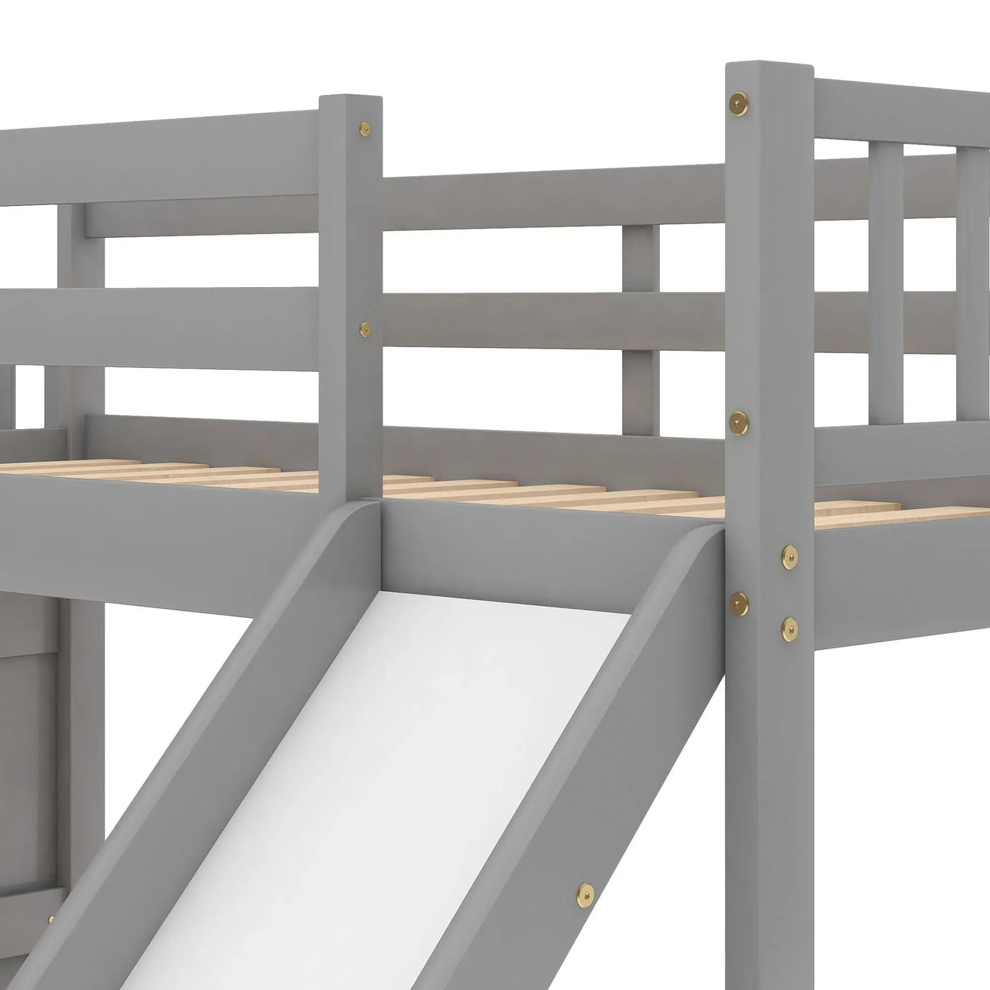Bunk Bed With Convertible Slide And Stairway by HouseOfZazla