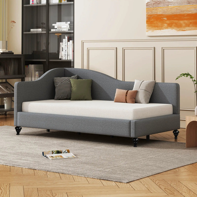 Modern L Shaped Daybed With Legs by HouseOfZazla