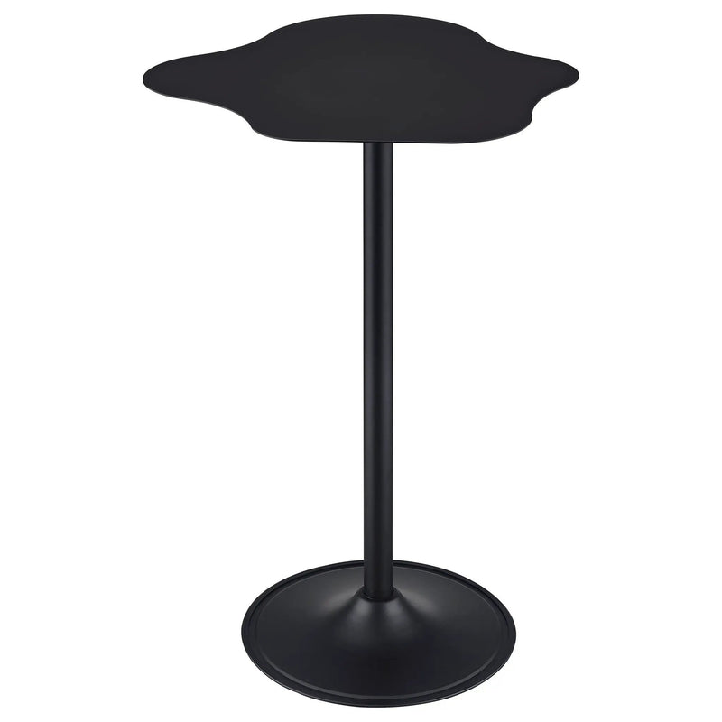 Keanu Curved 29-inch Cloud-Shaped Bistro Bar Table Black by Unique Piece Furniture
