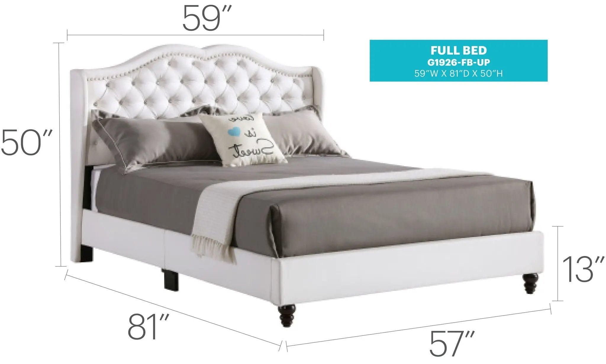 Upholstered Bed Transitional by Unique Piece Furniture