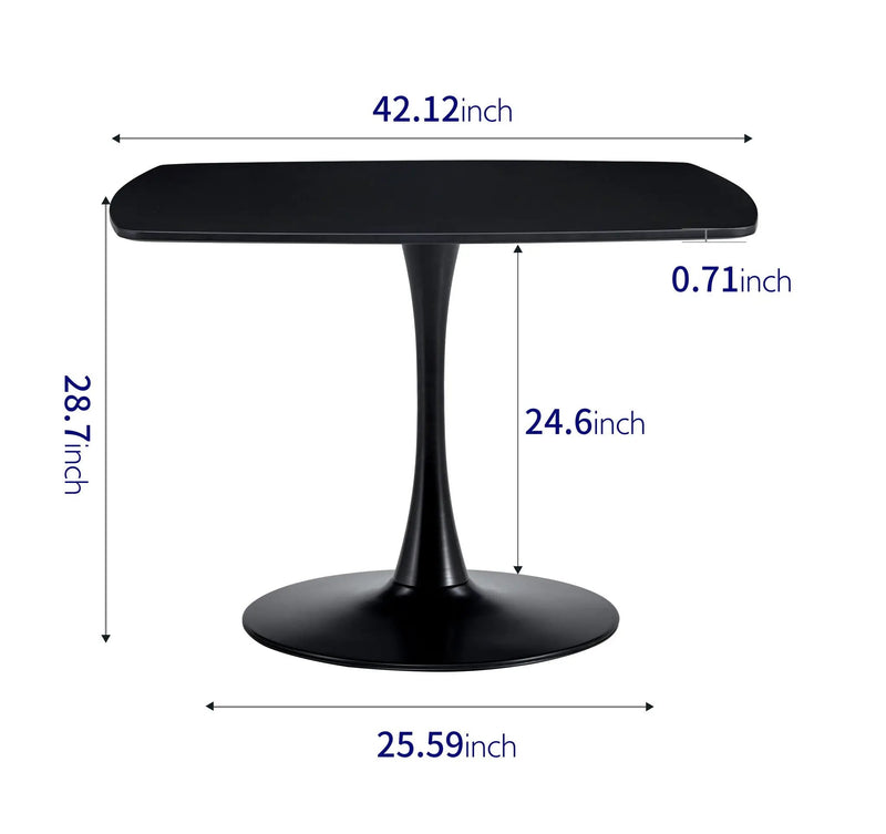 Table Mid-Century Dining Table For 4-6 People With Round Table Top, Pedestal Dining Table, End Table Leisure Coffee Table by HouseOfZazla