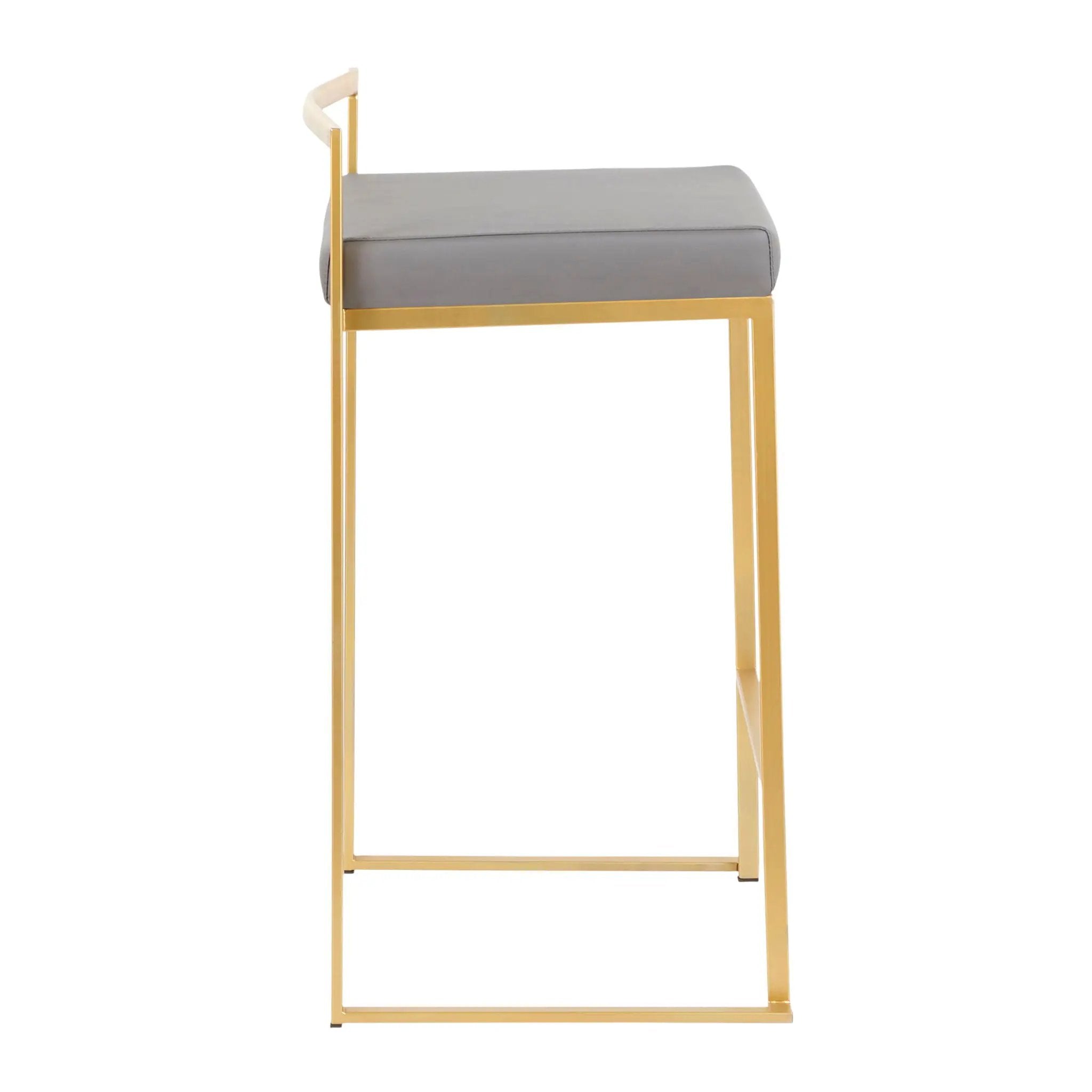 Fuji - Contemporary / Glam Design Counter Stool (Set of 2) by Unique Piece Furniture
