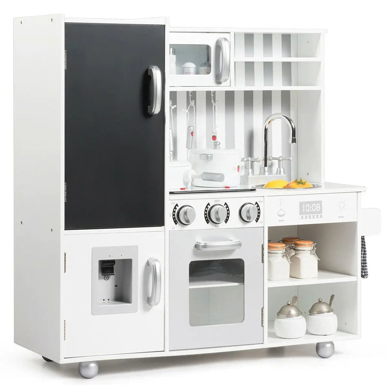 Wooden Pretend Play Kitchen Sets with Simulated Sound by DirectDeals