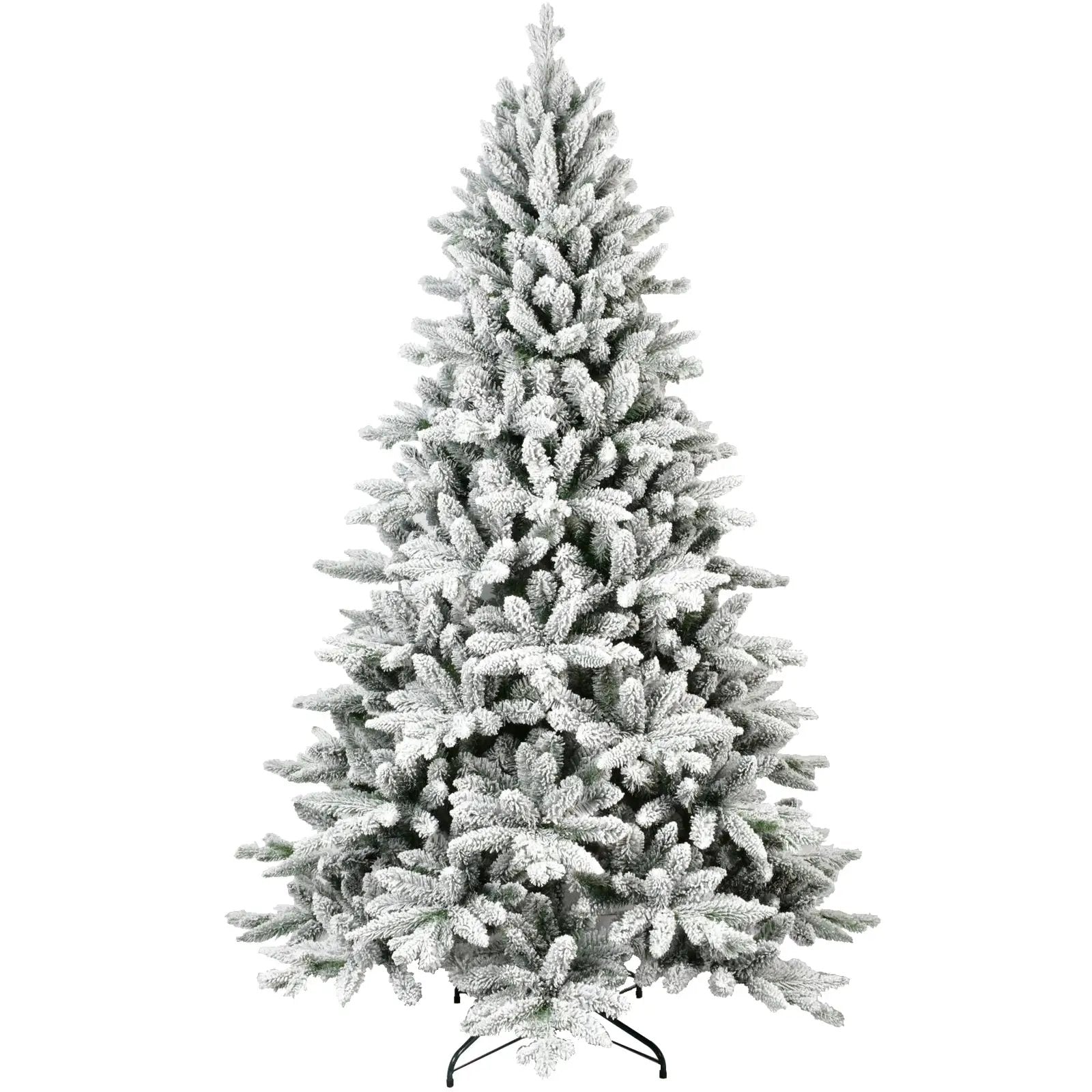 7ft Flocked Christmas Tree with 1514 Tips by HouseOfZazla