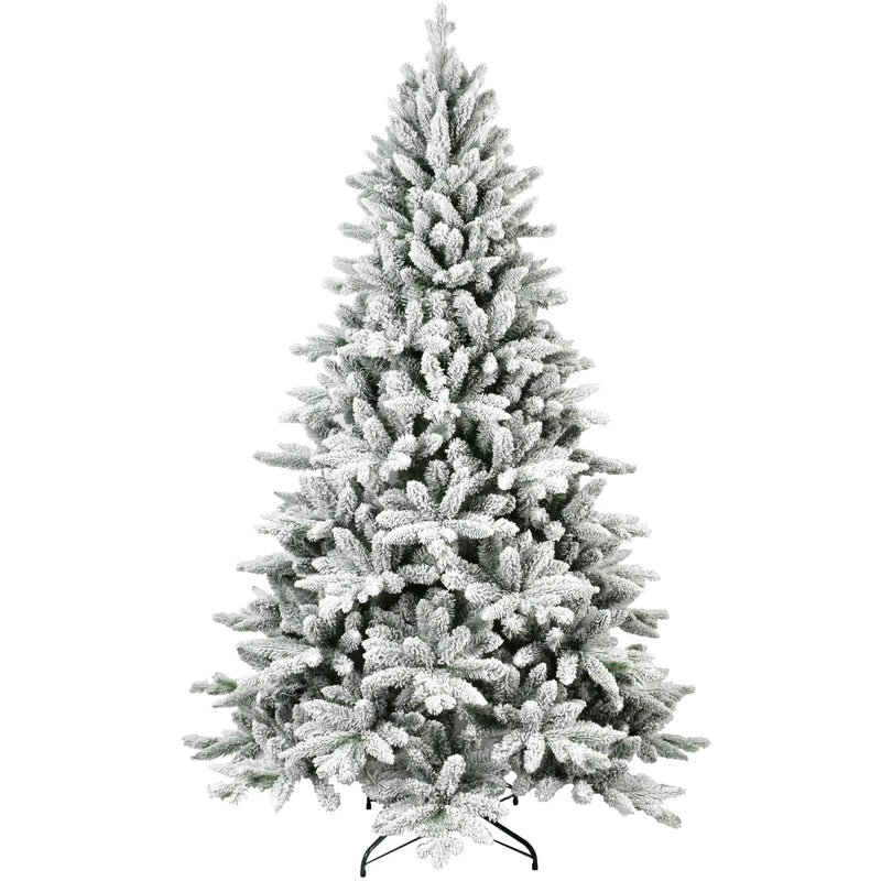 7ft Flocked Christmas Tree with 1514 Tips by HouseOfZazla