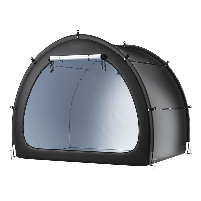 Outdoor Bike Storage Tent Fan-Shaped Waterproof Bike Tent for 4 to 5 Bikes by HouseOfZazla
