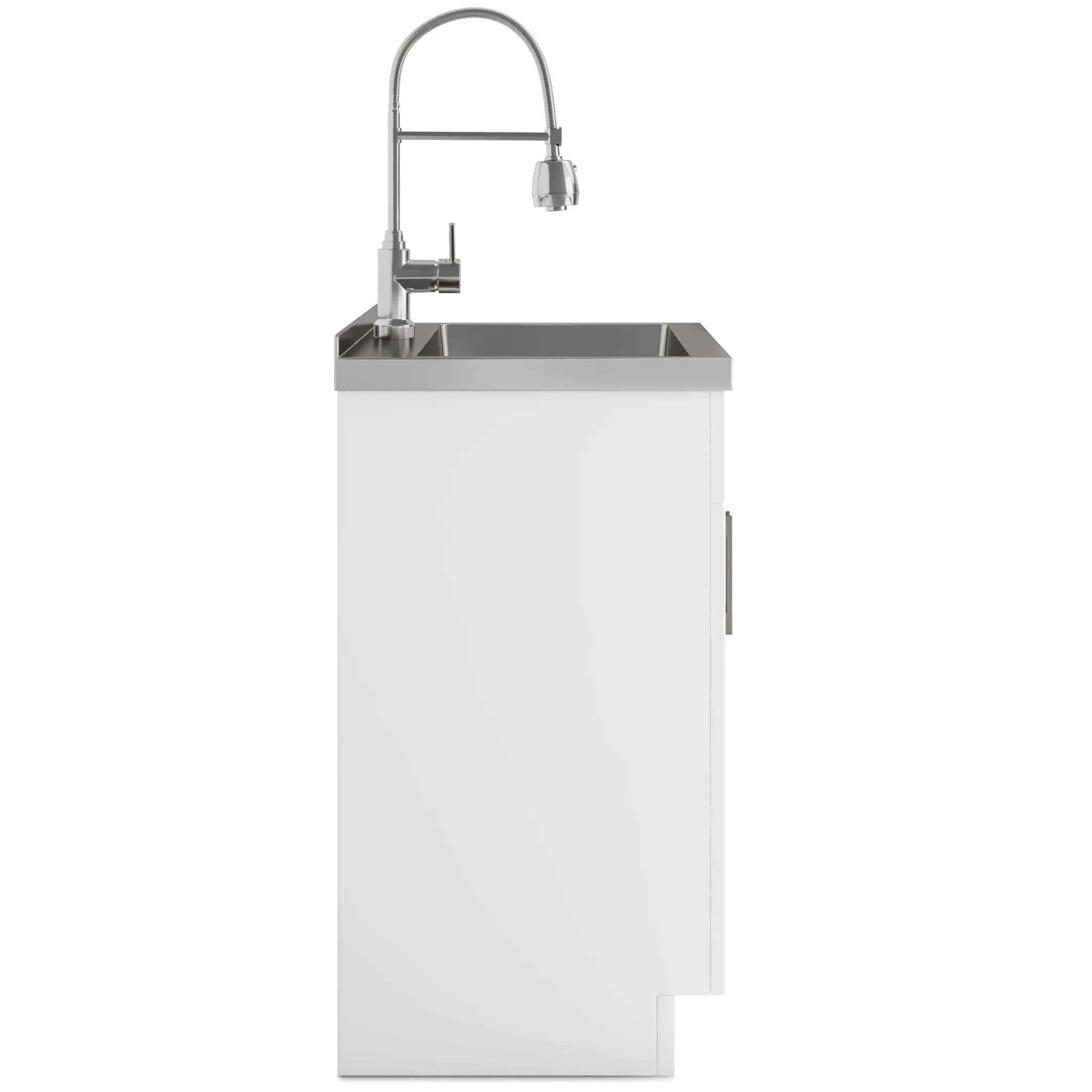 Hennessy - Deluxe Laundry Cabinet With Faucet And Stainless Steel Sink by Unique Piece Furniture