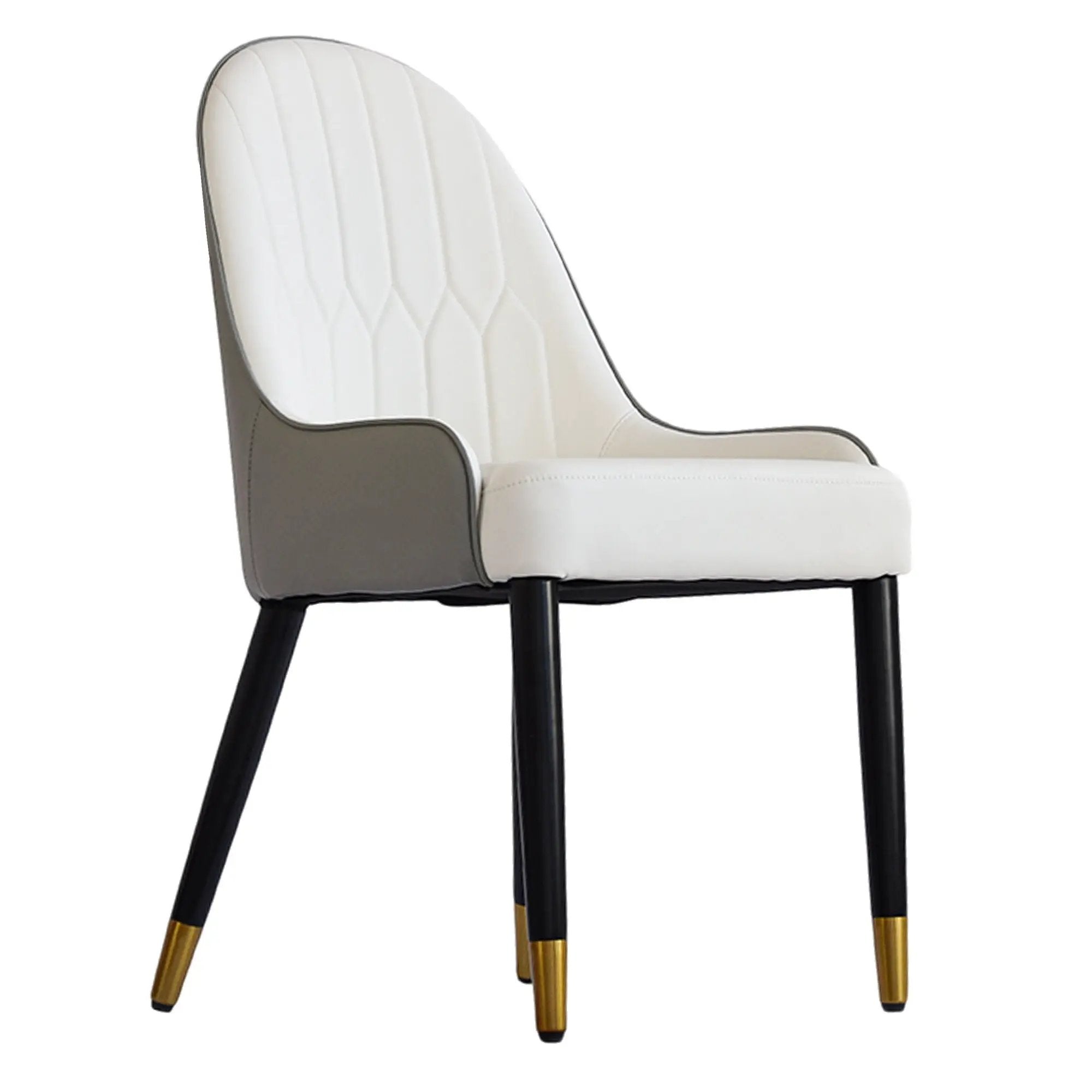 Modern Sponge-Filled Dining Chair, Solid Wood Metal Legs, Suitable For Restaurants, Living Rooms And Rooms (Set of 2) by HouseOfZazla