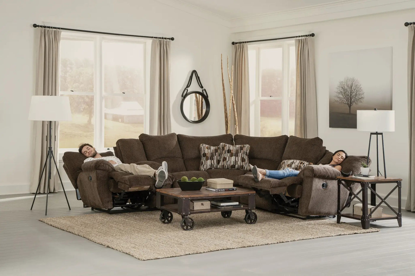 Elliott - Reclining Sectional by Unique Piece Furniture