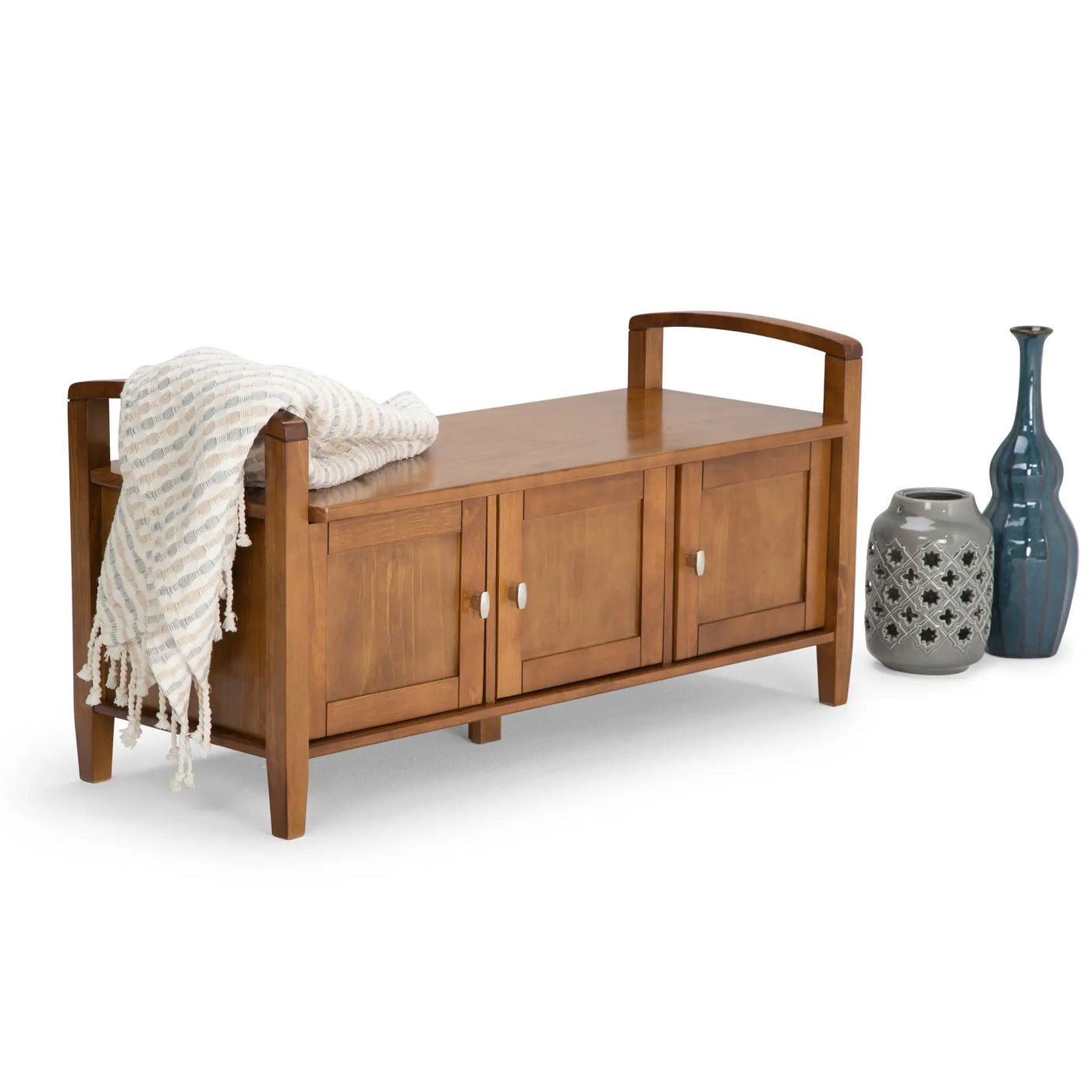 Warm Shaker - Handcrafted Entryway Storage Bench by HouseOfZazla
