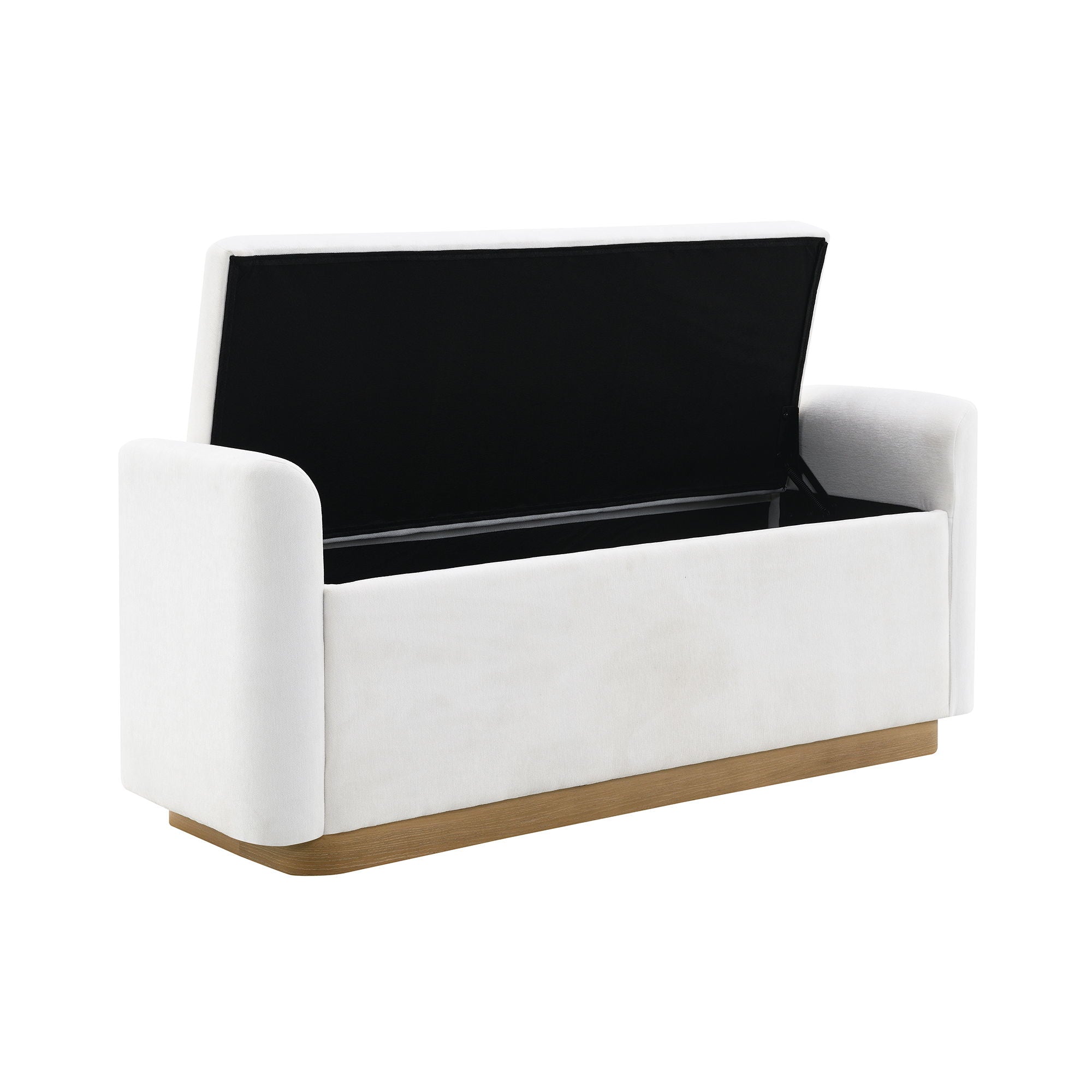 Upholstered Storage Bench With Safety Hinge by HouseOfZazla