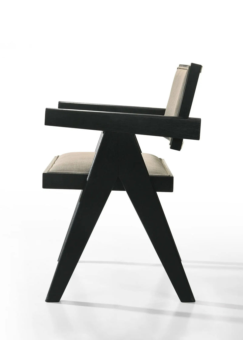 Jasper - 5 Piece Round Dining Set - Ebony Black by Unique Piece Furniture