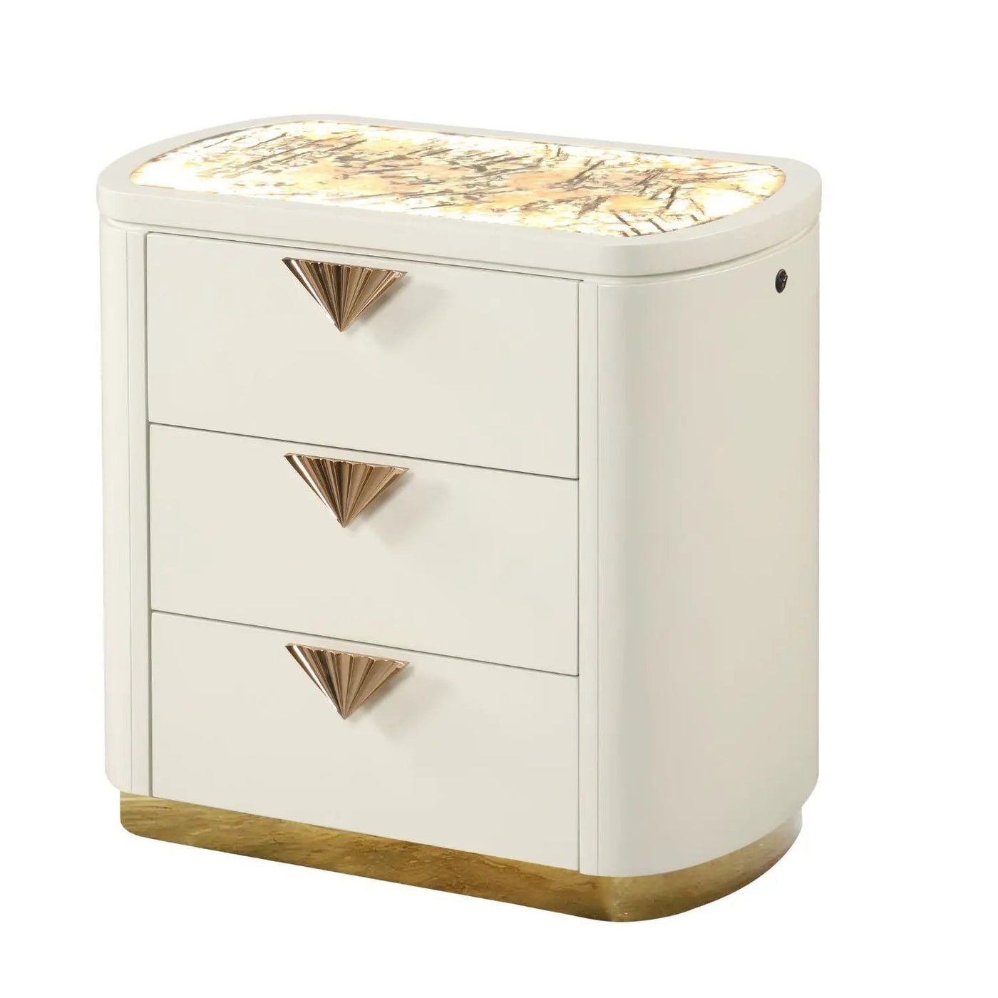 La Pierre - Modern Bedroom Set With Upholstered LED Bed by HouseOfZazla
