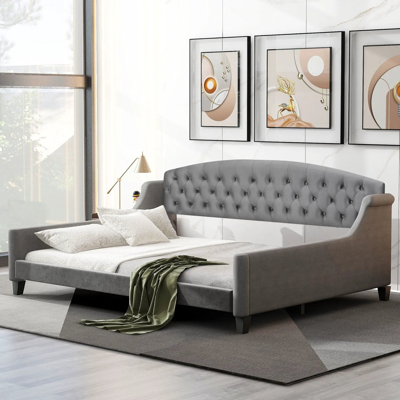 Modern Tufted Button Daybed by HouseOfZazla