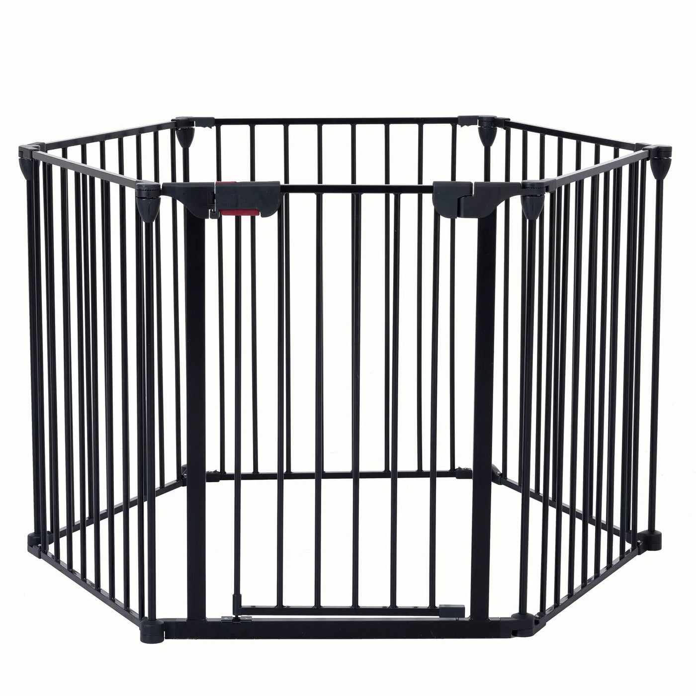 Adjustable Safety Gate Play Yard Metal Doorways Fireplace Fence Christmas Tree Fence Gate For House Stairs Gate Prohibited Area Fence by HouseOfZazla