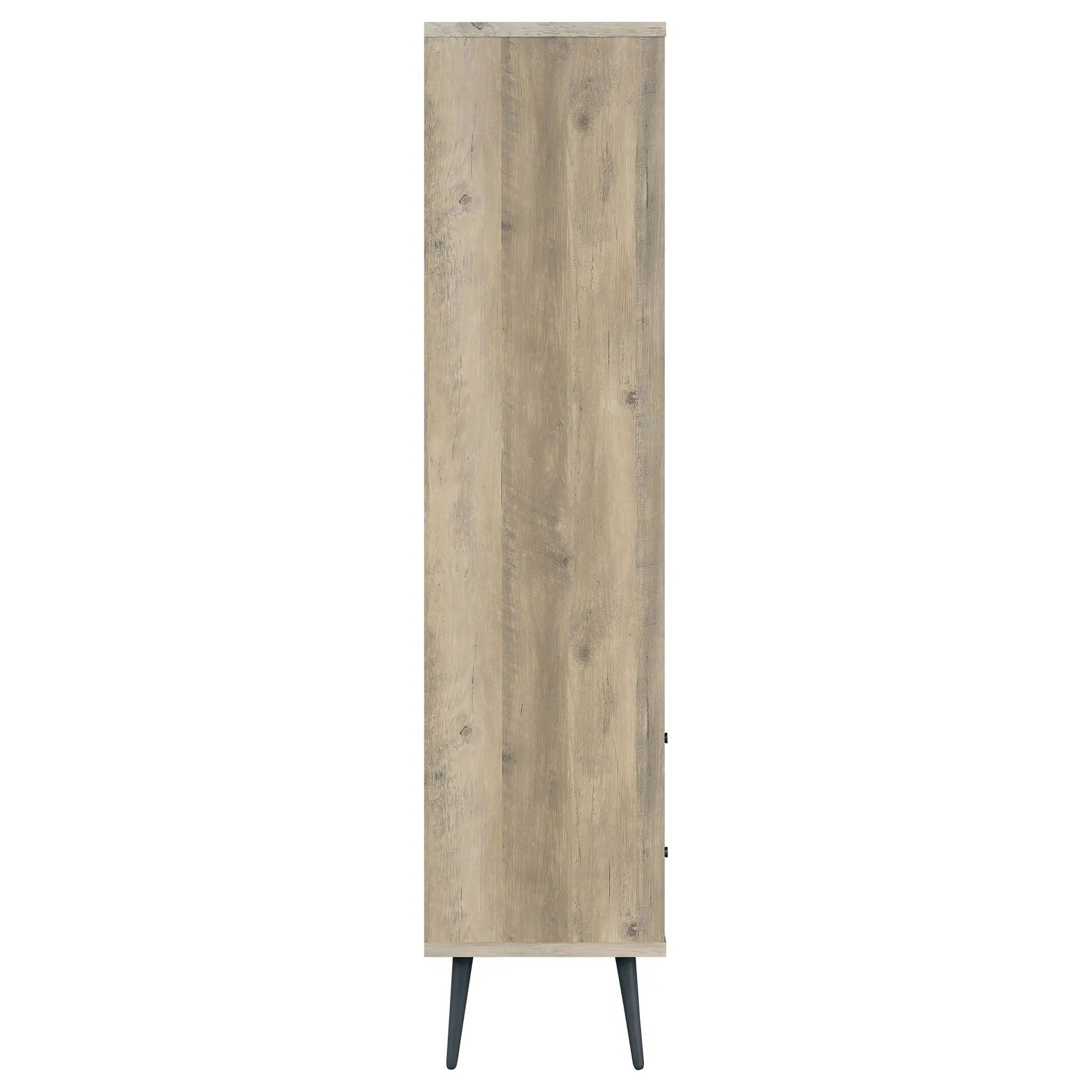 Minerva - 3 Shelf Bookcase With Drawers - Natural