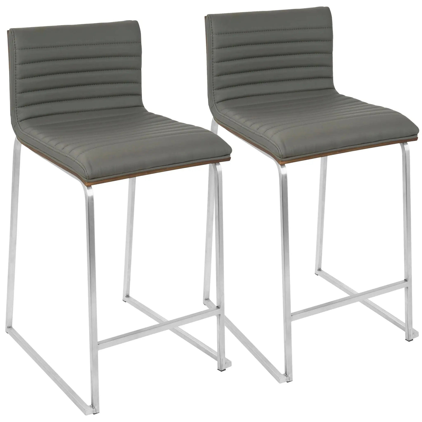 Mara - Contemporary Elegant Design Counter Stool (Set of 2) by HouseOfZazla