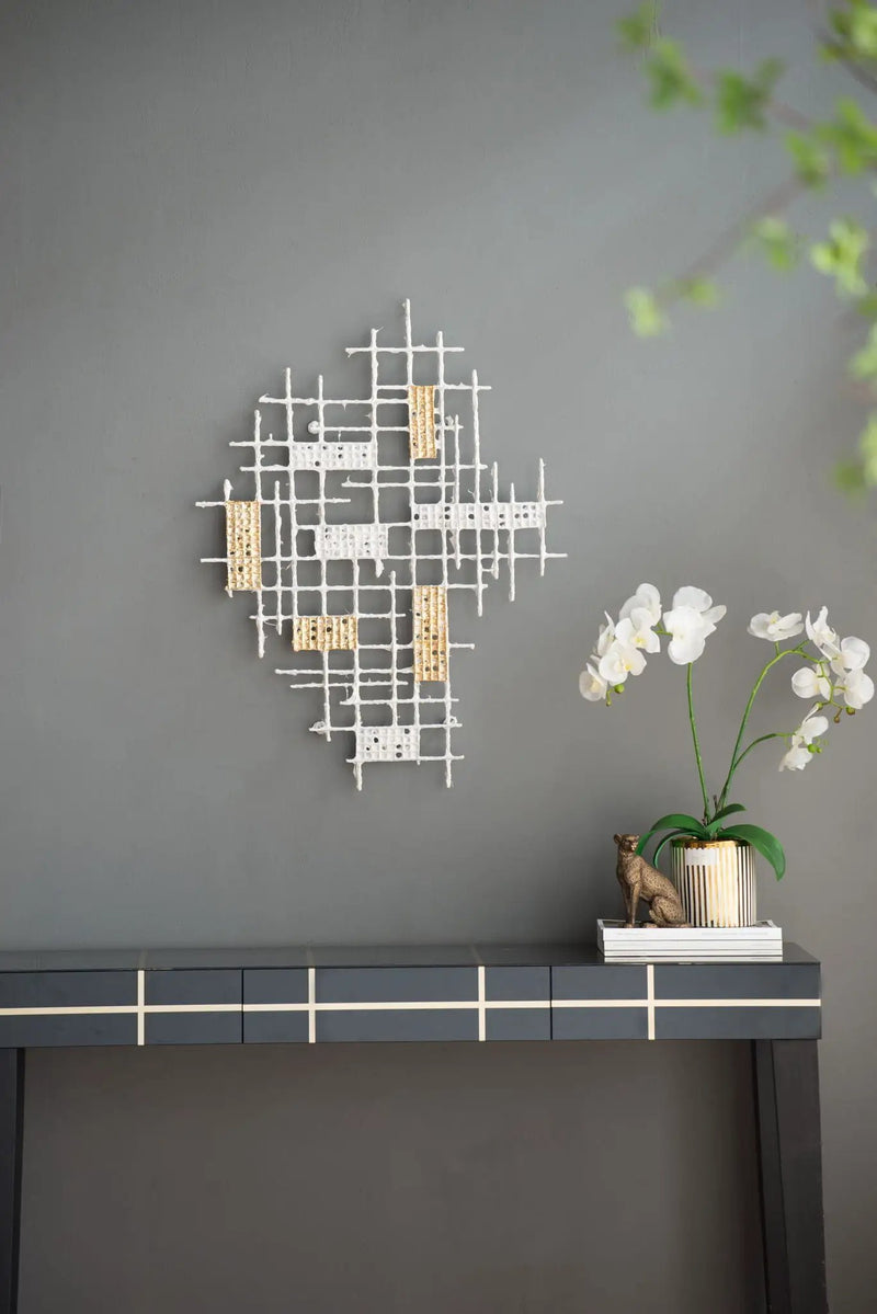 Wall Decor - White / Gold by HouseOfZazla