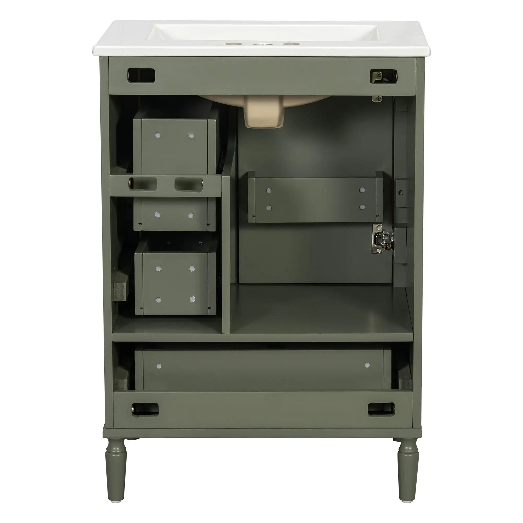 Traditional Bathroom Vanity Set With Soft Close Doors