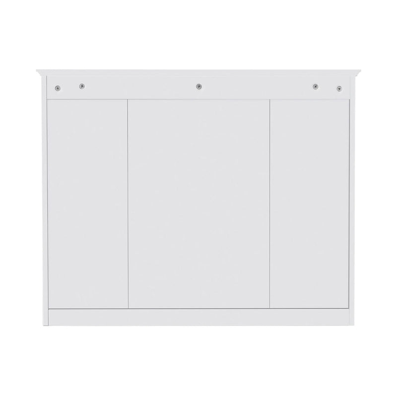 Wall Mounted Medicine Cabinet With Mirror, Storage Cabinet Featuring 6 Open Shelves And Adjustable Interior by HouseOfZazla