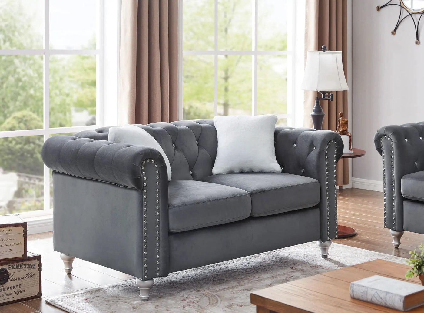 Stylish Contemporary Loveseat by HouseOfZazla