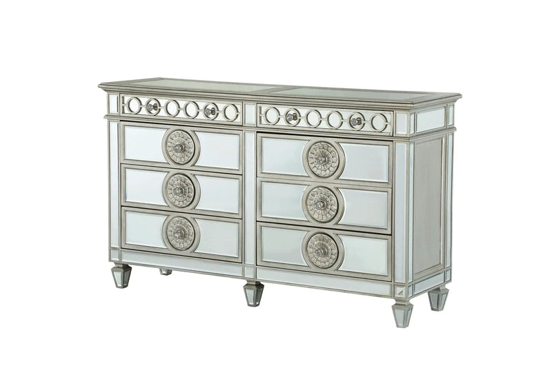 Varian - Mirrored Dresser - Silver by HouseOfZazla