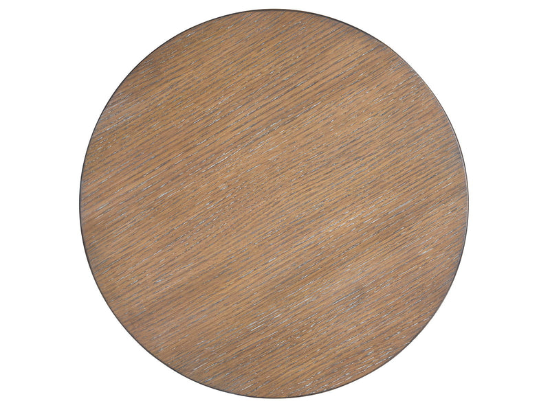Lansbury - Round Accent End Table - Antique Wheat, photo 5 of 6