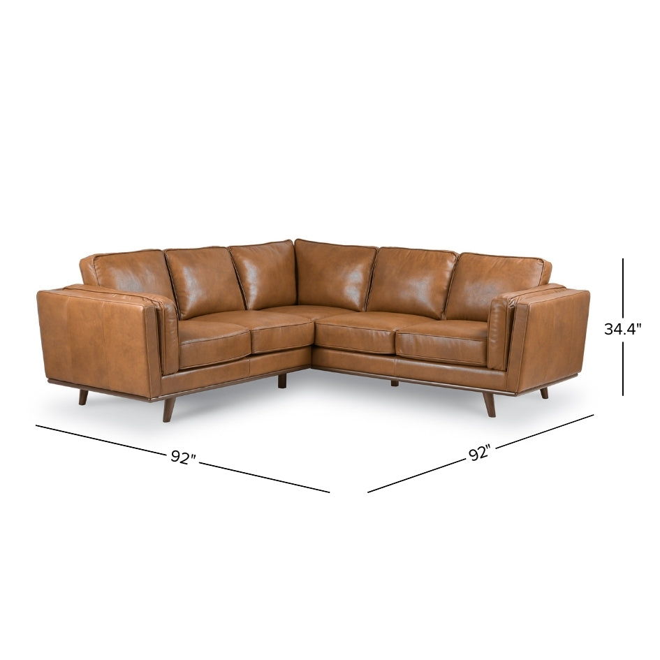 Erman - Corner Sofa - Tan by HouseOfZazla