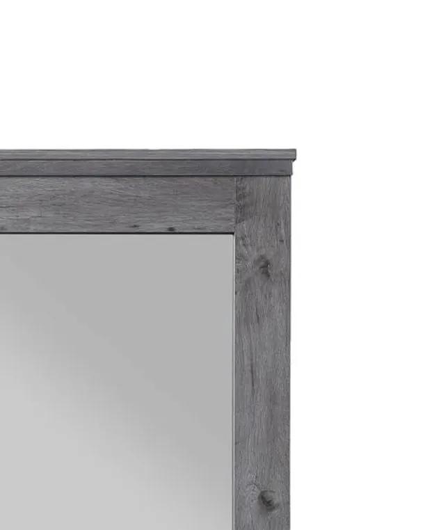 Vidalia - Rustic Mirror - Gray / Oak by Unique Piece Furniture
