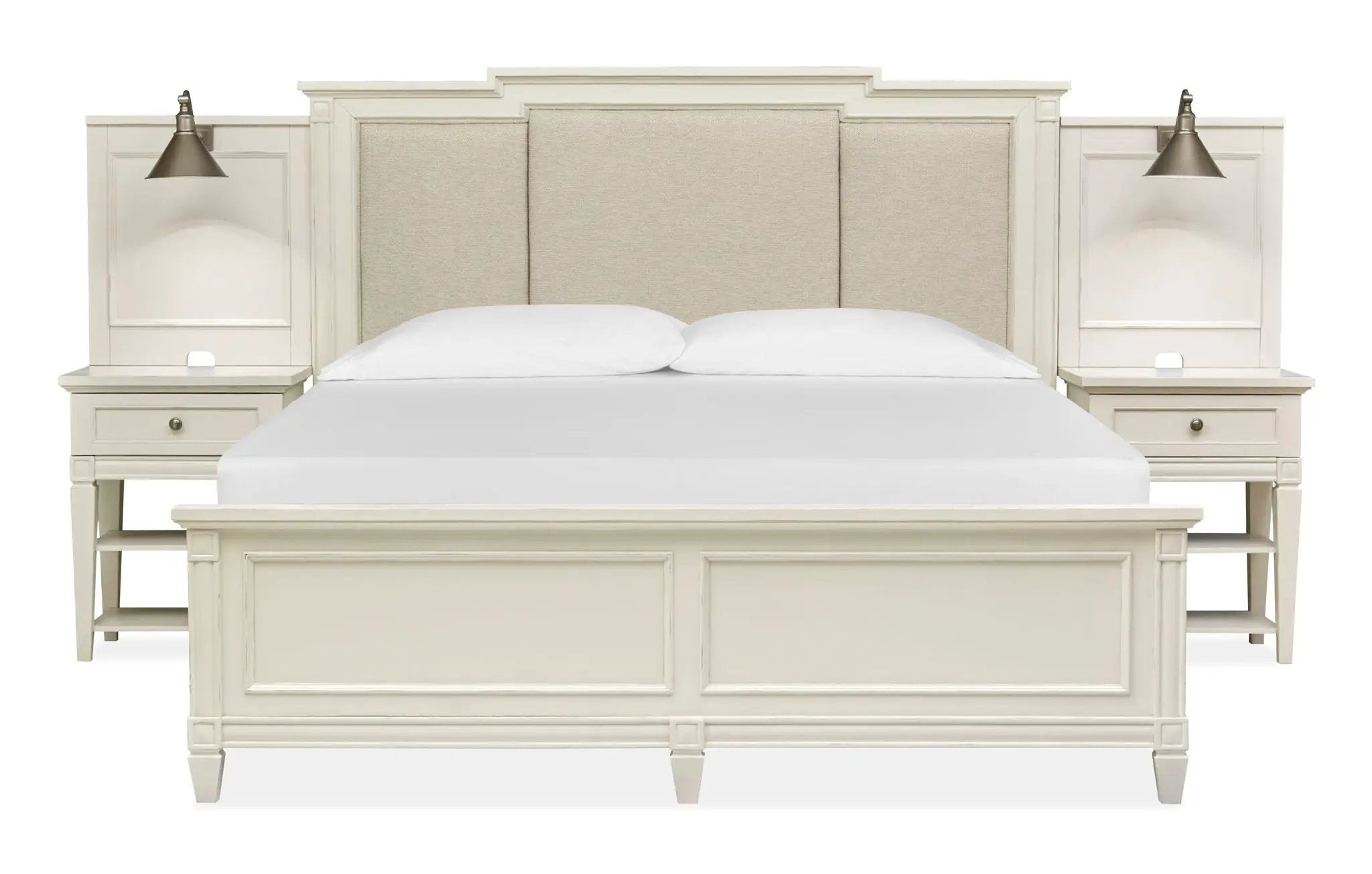 Willowbrook - Upholstered Wall Panel Bed by Unique Piece Furniture
